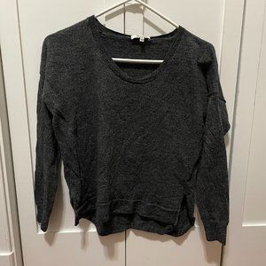 Madewell Coal Gray Pullover Wool Sweater